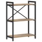 vidaXL Ράφι Βιβλίων 60 x 30 x 85 cm Επεξεργασμένο Ξύλο Artisan Oak