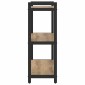 vidaXL Ράφι Βιβλίων 60 x 30 x 85 cm Επεξεργασμένο Ξύλο Artisan Oak