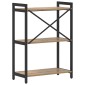 vidaXL Ράφι Βιβλίων 60 x 30 x 85 cm Επεξεργασμένο Ξύλο Artisan Oak