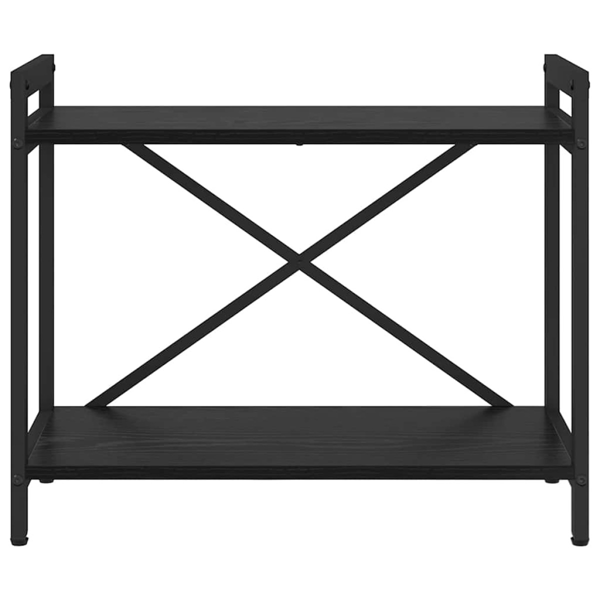 vidaXL Ράφι Βιβλίων 60 x 30 x 50 εκ. Επεξεργασμένο Ξύλο Μαύρη Οξυά