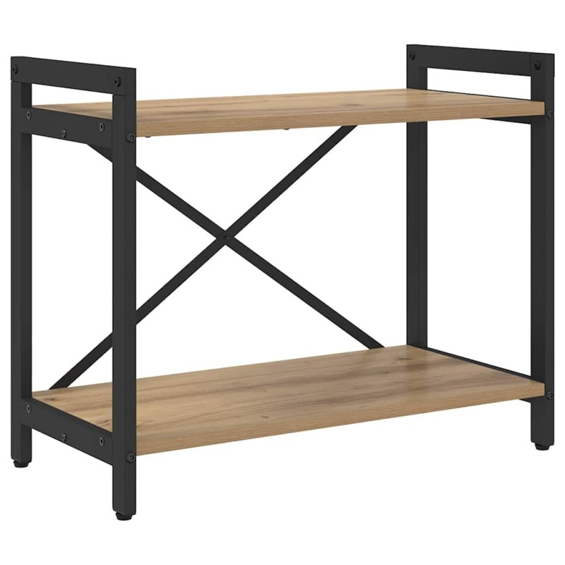 vidaXL Ράφι Βιβλίων 60 x 30 x 50 εκ. Επεξεργασμένο Ξύλο Artisan Oak