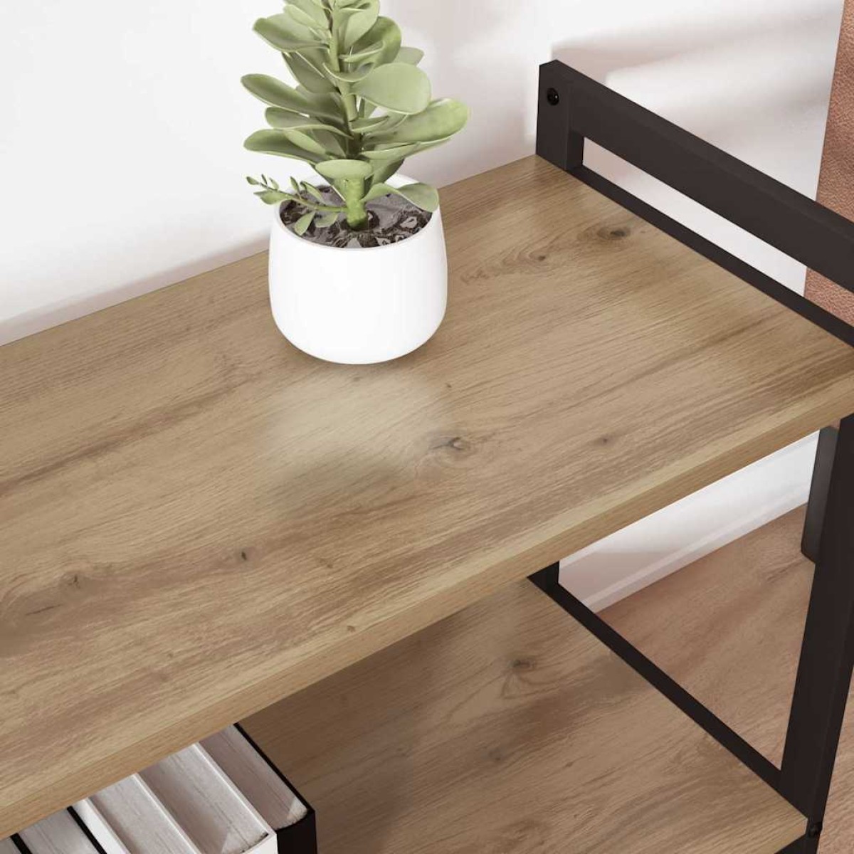 vidaXL Ράφι Βιβλίων 60 x 30 x 50 εκ. Επεξεργασμένο Ξύλο Artisan Oak