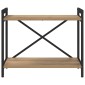 vidaXL Ράφι Βιβλίων 60 x 30 x 50 εκ. Επεξεργασμένο Ξύλο Artisan Oak