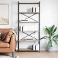 vidaXL Ράφι Βιβλίων 80 x 30 x 189,5 εκ Επεξεργασμένο Ξύλο Δρύς Sonoma