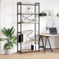vidaXL Ράφι Βιβλίων 80 x 30 x 189,5 εκ Επεξεργασμένο Ξύλο Δρύς Sonoma