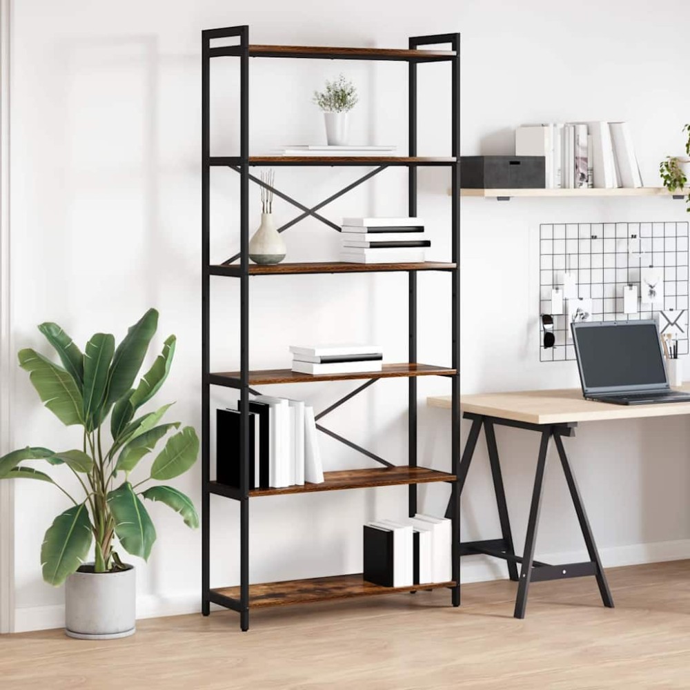 vidaXL Ράφι Βιβλίων 80 x 30 x 189,5 εκ Επεξεργασμένο Ξύλο