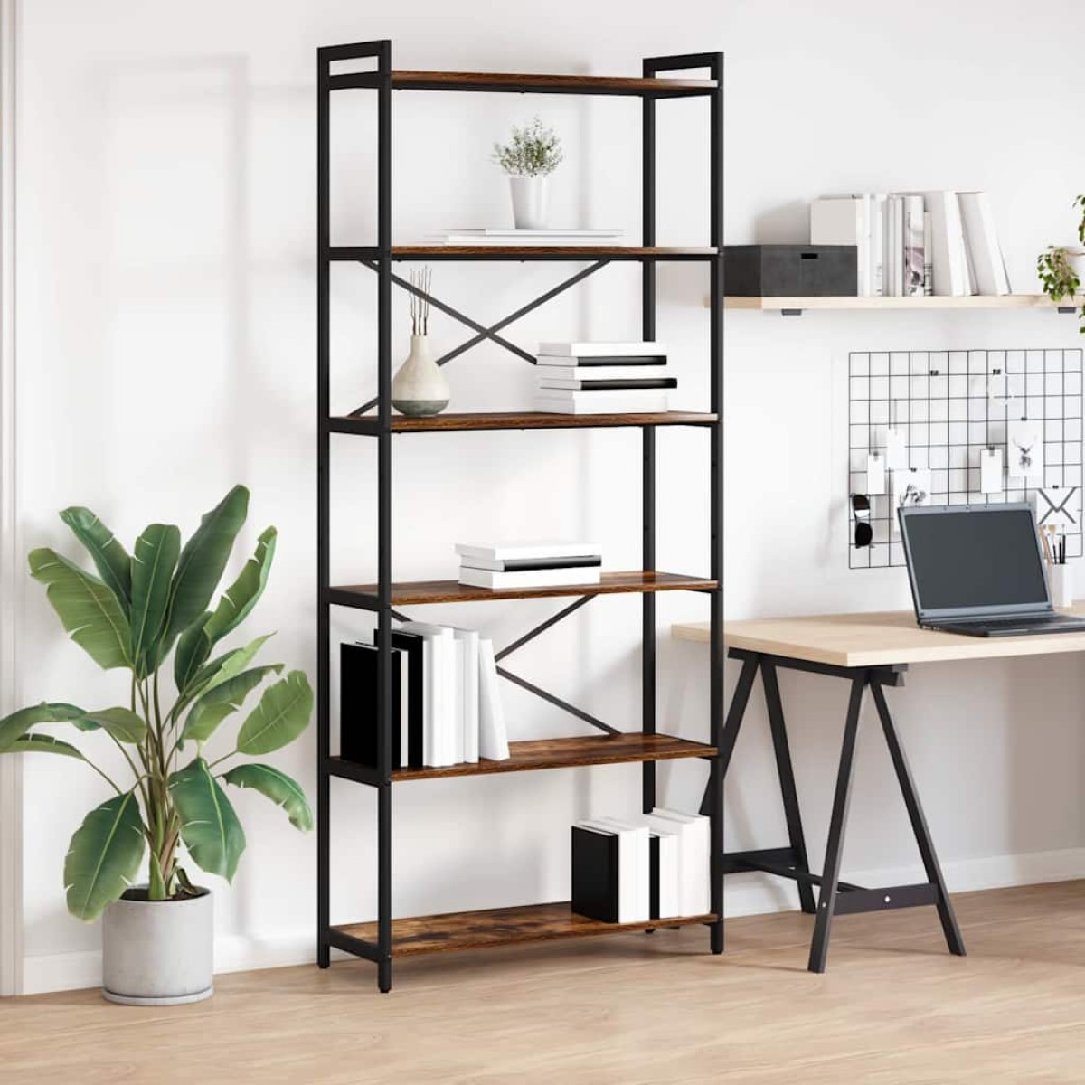 vidaXL Ράφι Βιβλίων 80 x 30 x 189,5 εκ Επεξεργασμένο Ξύλο