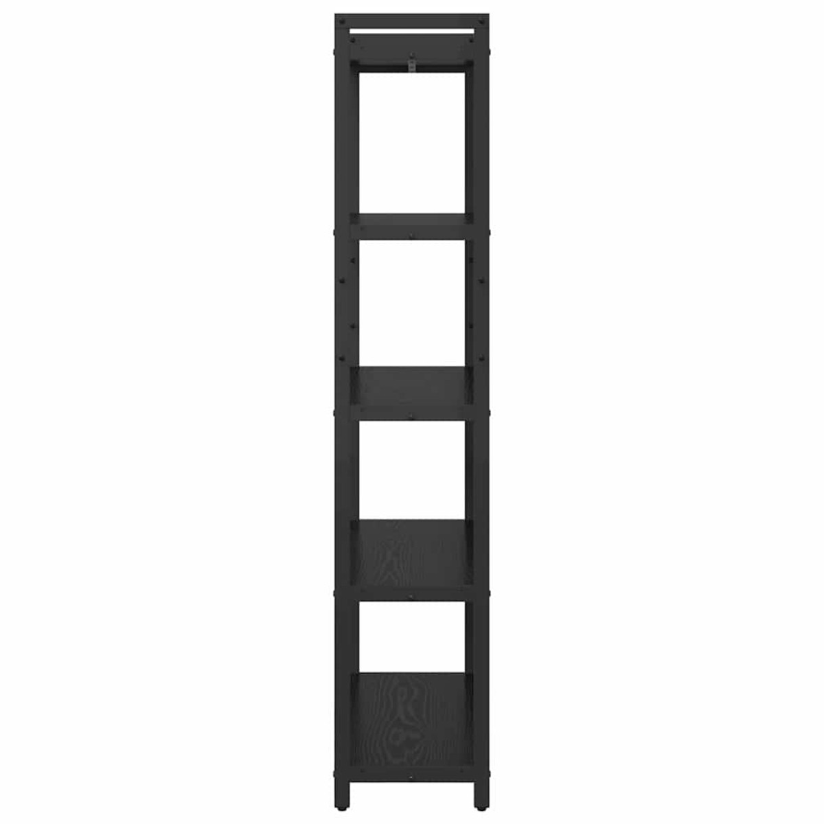 vidaXL Ράφι Βιβλίων 80 x 30 x 155 εκ Επεξεργασμένο Ξύλο Μαύρη Οξυά