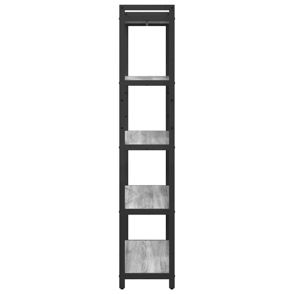 vidaXL Ράφι Βιβλίων 80 x 30 x 155 εκ Επεξεργασμένο Ξύλο Γκρι sonoma