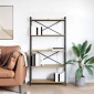 vidaXL Ράφι Βιβλίων 80 x 30 x 155 εκ Επεξεργασμένο Ξύλο Artisan Oak