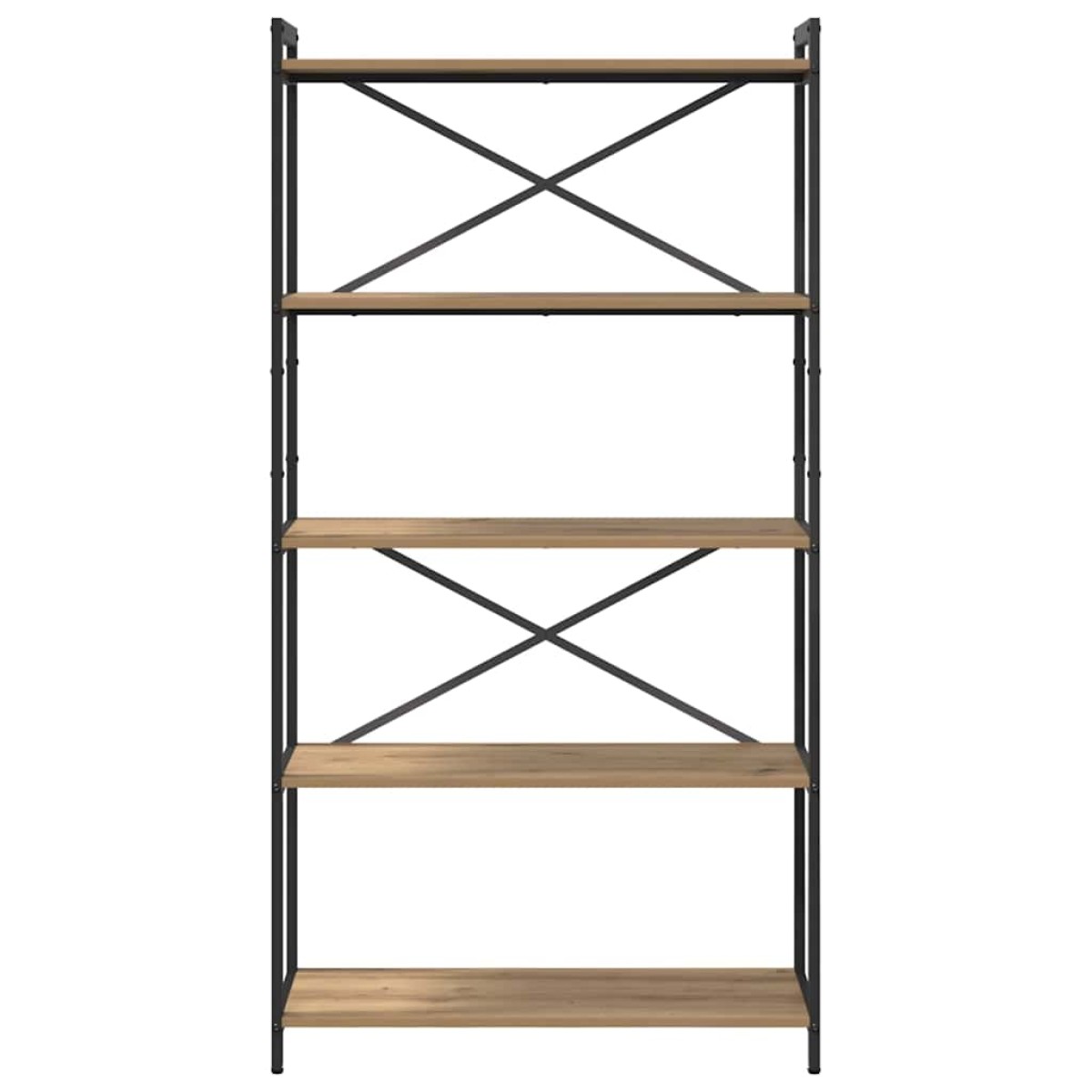 vidaXL Ράφι Βιβλίων 80 x 30 x 155 εκ Επεξεργασμένο Ξύλο Artisan Oak
