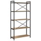 vidaXL Ράφι Βιβλίων 80 x 30 x 155 εκ Επεξεργασμένο Ξύλο Artisan Oak
