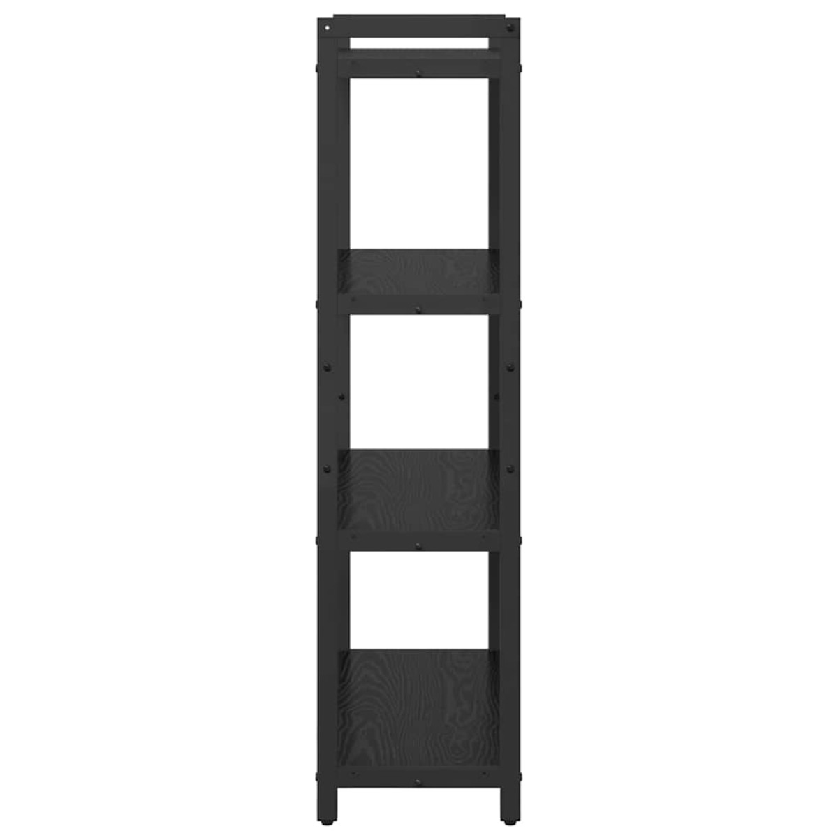 vidaXL Ράφι Βιβλίων 80 x 30 x 120 εκ Επεξεργασμένο Ξύλο Μαύρη Οξυά