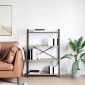 vidaXL Ράφι Βιβλίων 80 x 30 x 120 εκ Επεξεργασμένο Ξύλο Δρύς Sonoma