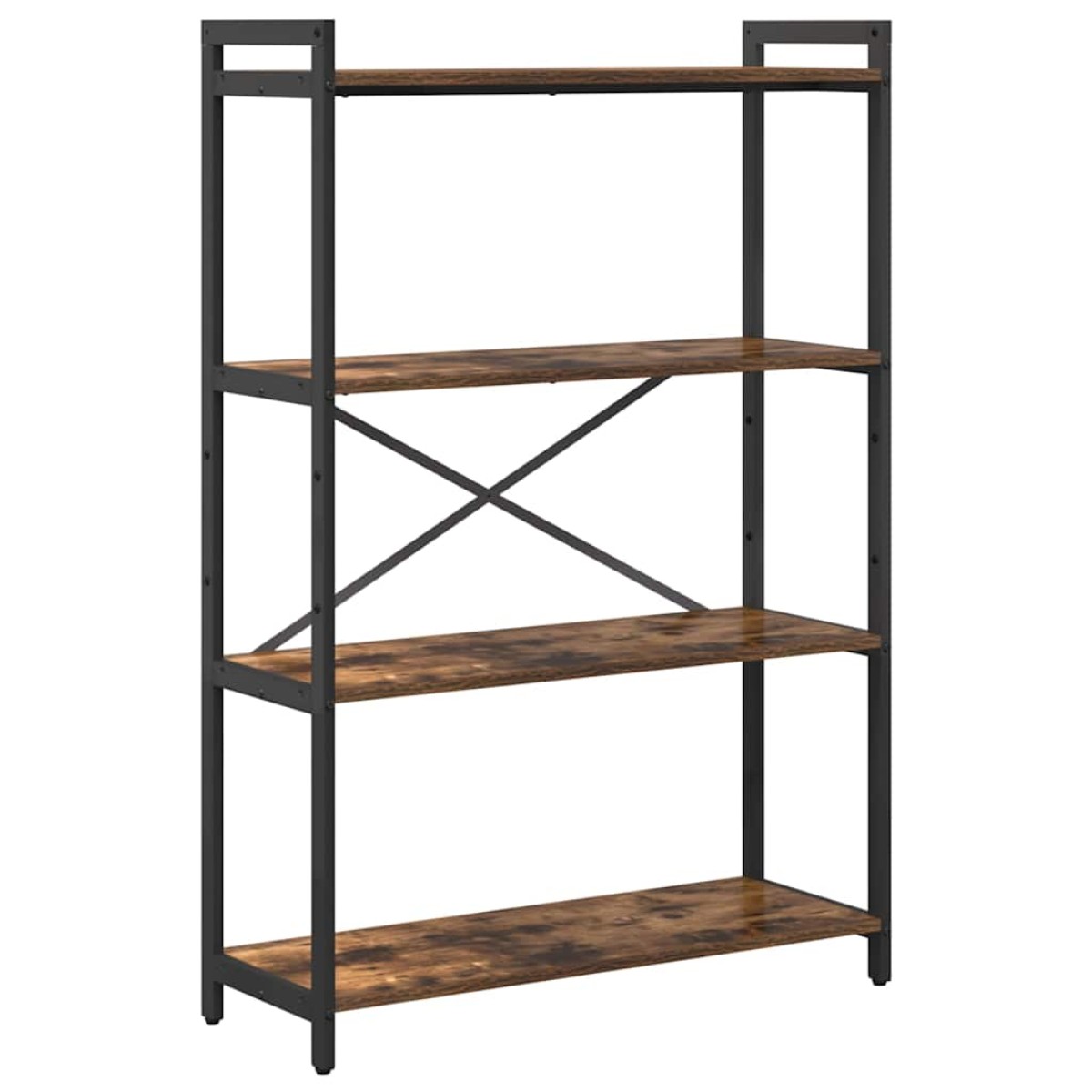 vidaXL Ράφι Βιβλίων 80 x 30 x 120 εκ Επεξεργασμένο Ξύλο Καπνιστό Δρύς