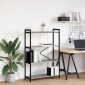 vidaXL Ράφι Βιβλίων 80 x 30 x 120 εκ Επεξεργασμένο Ξύλο Γκρι sonoma