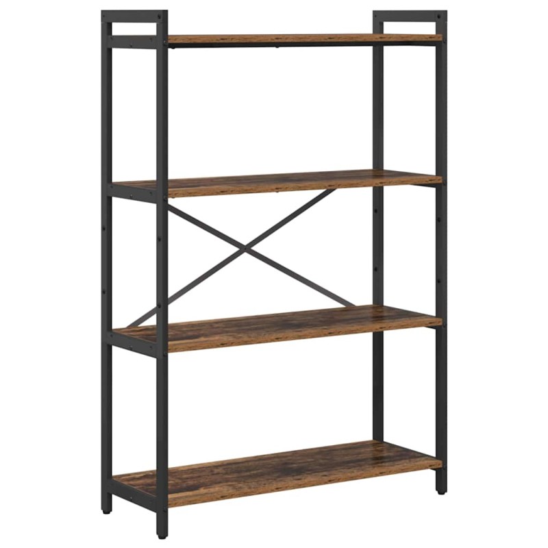 vidaXL Ράφι Βιβλίων 80 x 30 x 120 εκ Επεξεργασμένο Ξύλο Παλαιό ξύλο
