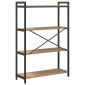 vidaXL Ράφι Βιβλίων 80 x 30 x 120 εκ Επεξεργασμένο Ξύλο Artisan Oak