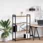 vidaXL Ράφι Βιβλίων 80 x 30 x 120 εκ Επεξεργασμένο Ξύλο Artisan Oak
