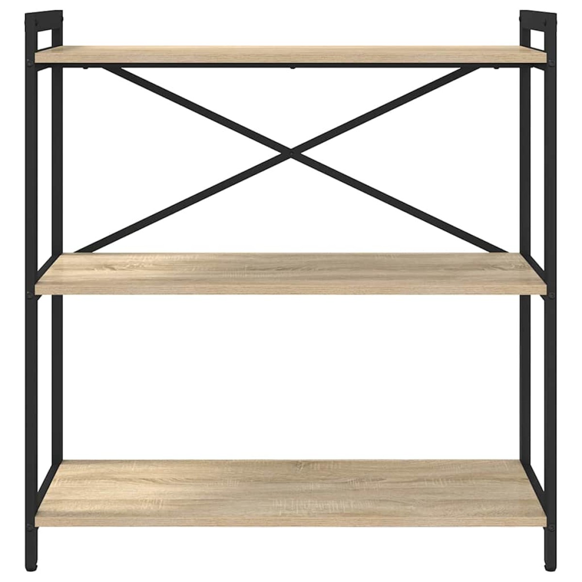 vidaXL Ράφι Βιβλίων 80 x 30 x 85 cm Επεξεργασμένο Ξύλο Δρύς Sonoma