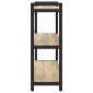 vidaXL Ράφι Βιβλίων 80 x 30 x 85 cm Επεξεργασμένο Ξύλο Δρύς Sonoma