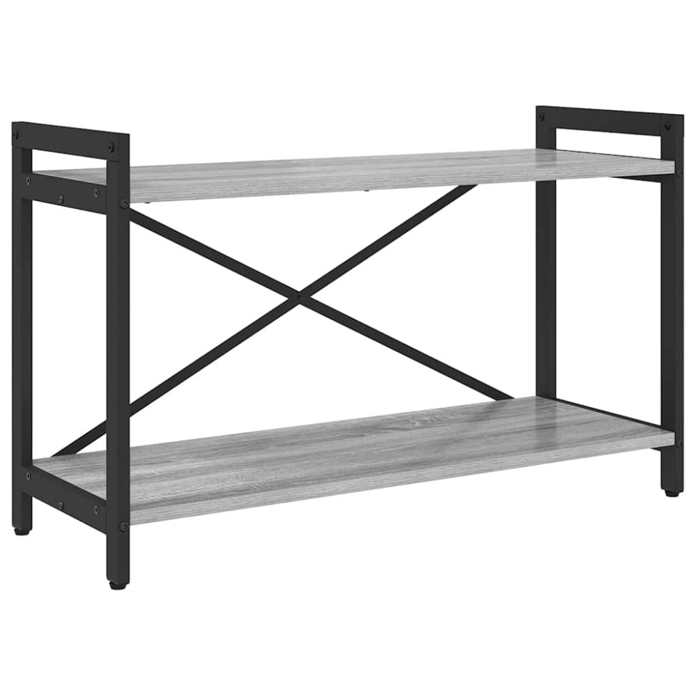 vidaXL Ράφι Βιβλίων 80 x 30 x 50 εκ Επεξεργασμένο Ξύλο Γκρι sonoma