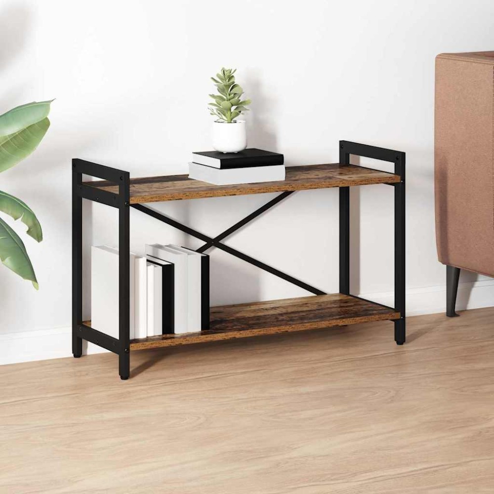 vidaXL Ράφι Βιβλίων 80 x 30 x 50 εκ Επεξεργασμένο Ξύλο Παλαιό ξύλο