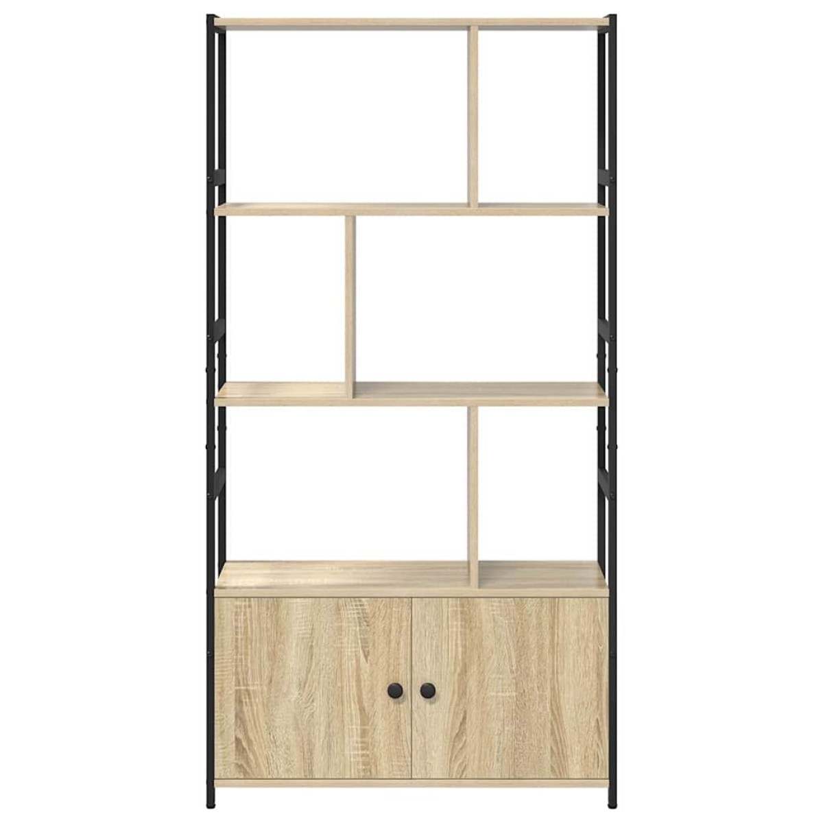 vidaXL Ράφι Βιβλίων 80 x 30 x 155,5 εκ Επεξεργασμένο Ξύλο Δρύς Sonoma
