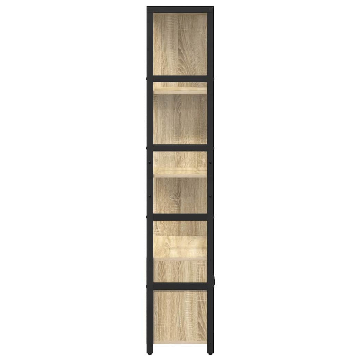 vidaXL Ράφι Βιβλίων 80 x 30 x 155,5 εκ Επεξεργασμένο Ξύλο Δρύς Sonoma