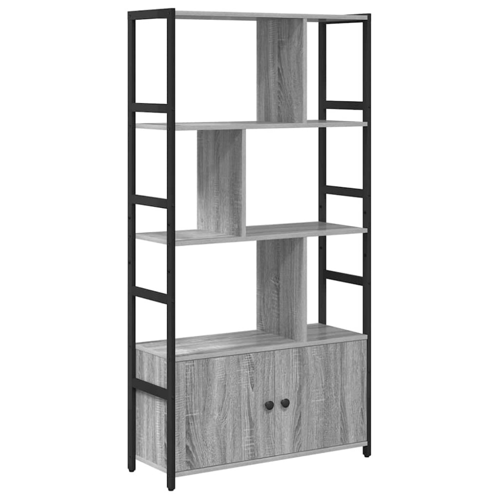 vidaXL Ράφι Βιβλίων 80 x 30 x 155,5 εκ Επεξεργασμένο Ξύλο Γκρι sonoma