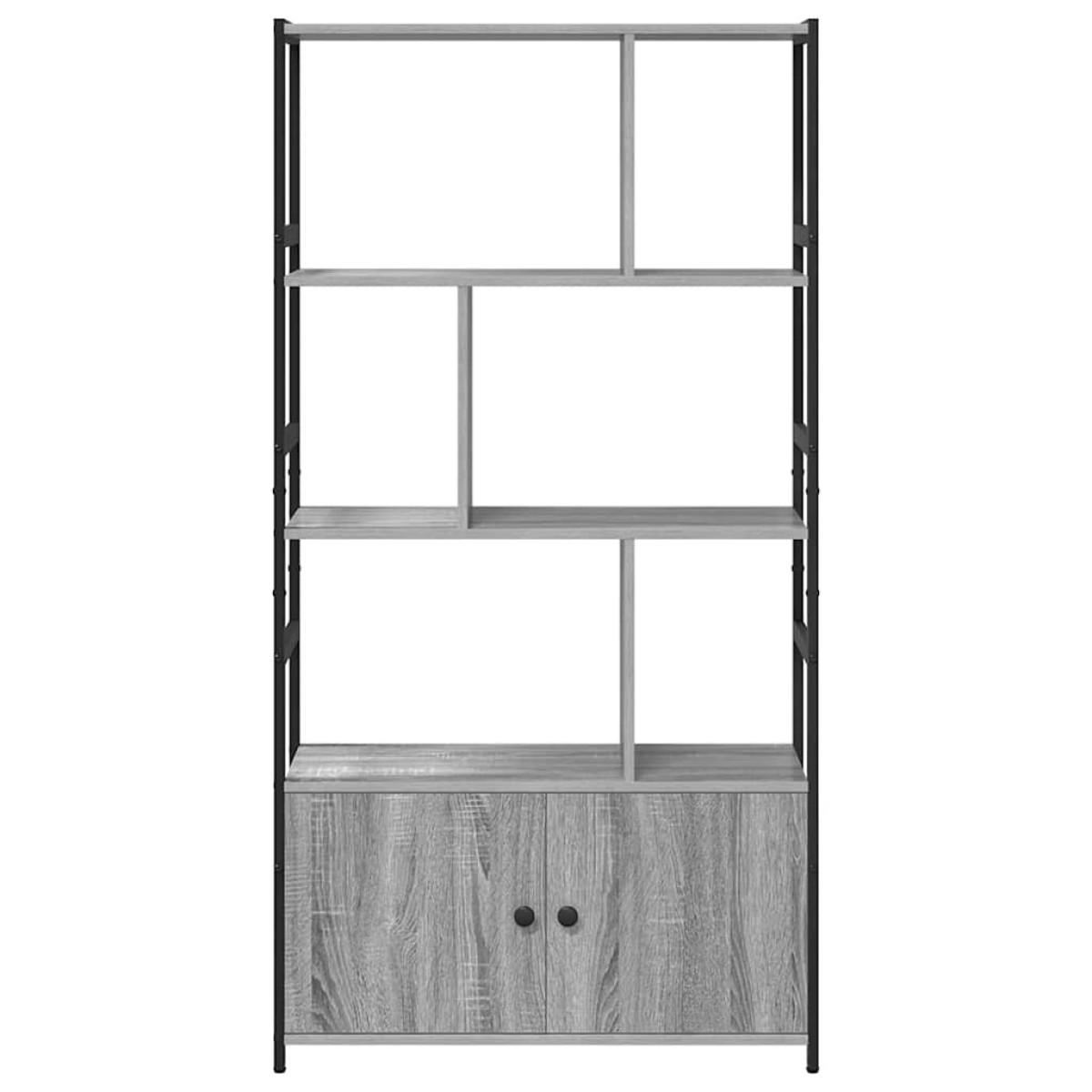 vidaXL Ράφι Βιβλίων 80 x 30 x 155,5 εκ Επεξεργασμένο Ξύλο Γκρι sonoma