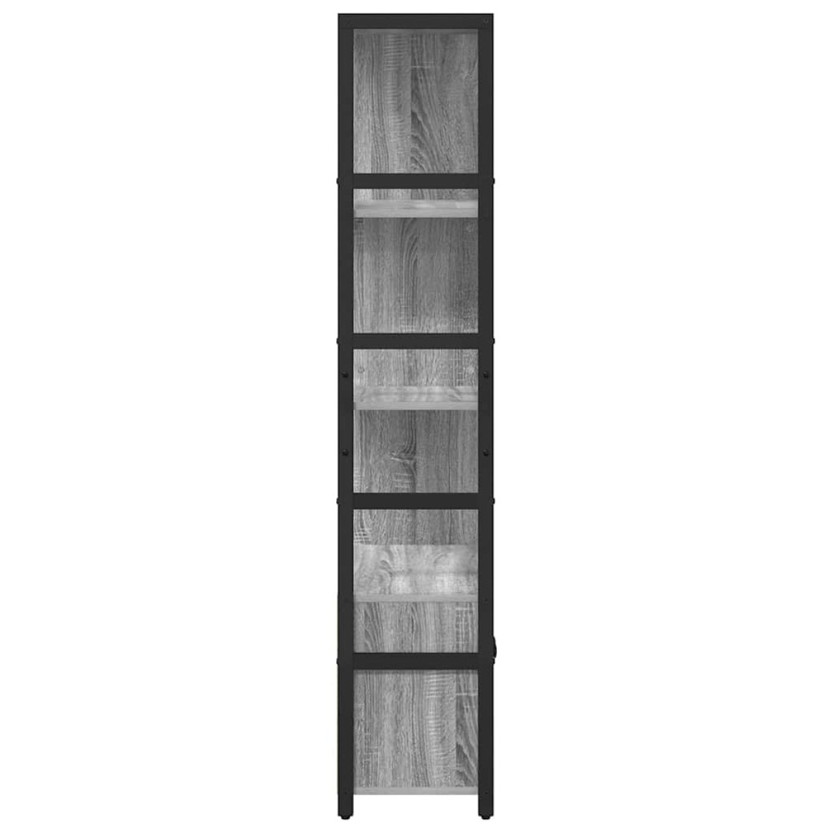 vidaXL Ράφι Βιβλίων 80 x 30 x 155,5 εκ Επεξεργασμένο Ξύλο Γκρι sonoma