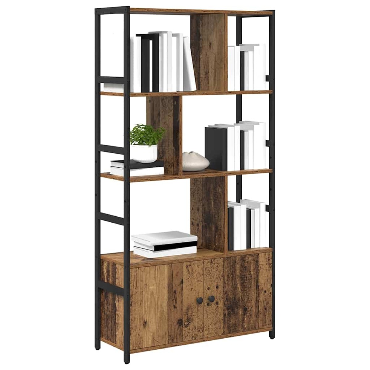 vidaXL Ράφι Βιβλίων 80 x 30 x 155,5 εκ Επεξεργασμένο Ξύλο Παλαιό ξύλο