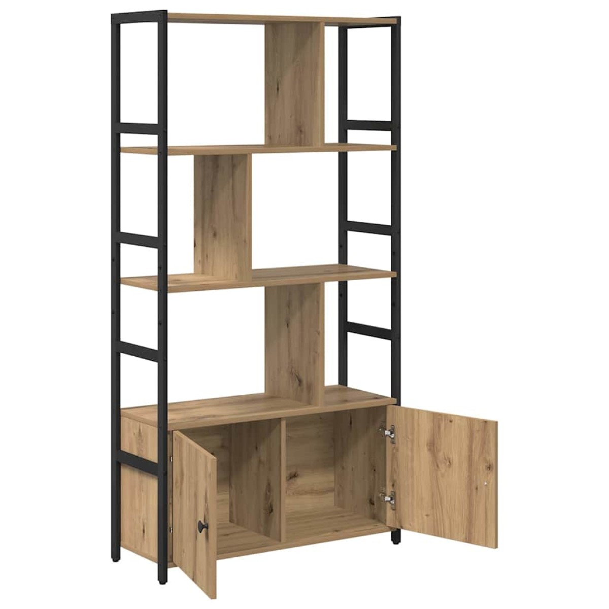 vidaXL Ράφι Βιβλίων 80 x 30 x 155,5 εκ Επεξεργασμένο Ξύλο Artisan Oak
