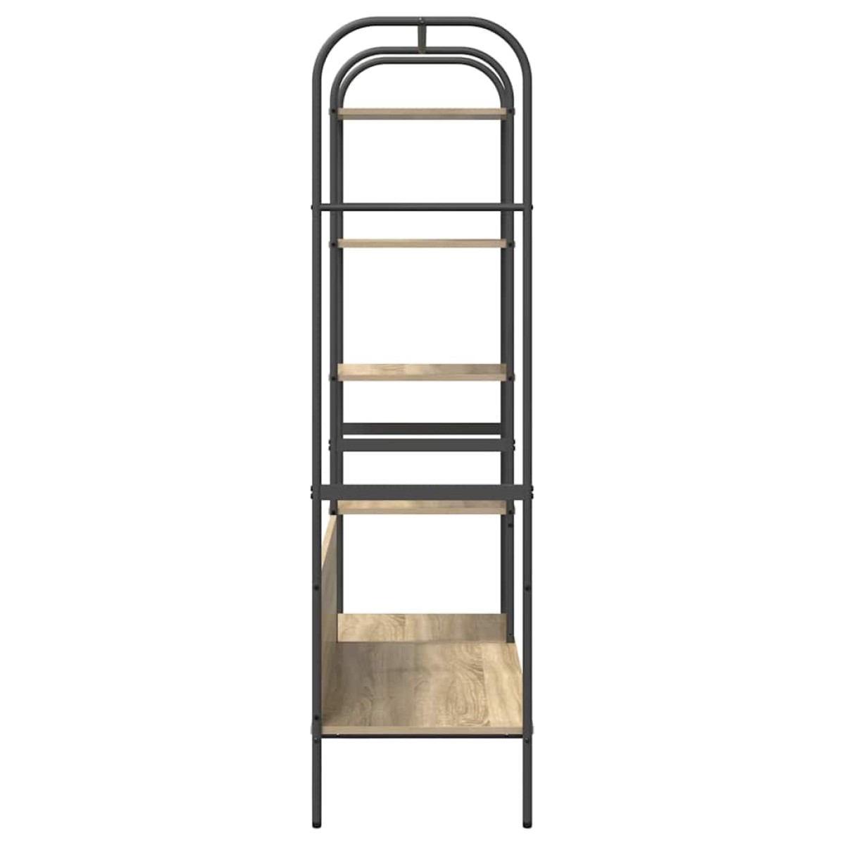 vidaXL Ράφι Ρούχων Καφέ Ξύλο Δρυός 120 x 44 x 160 εκ