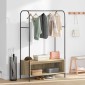 vidaXL Ράφι Ρούχων Καφέ δρυς 100 x 44 x 160 εκ Επεξεργασμένο Ξύλο