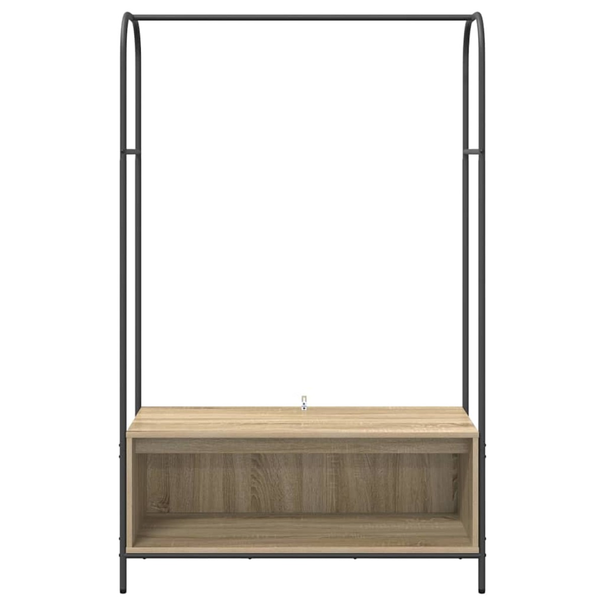 vidaXL Ράφι Ρούχων Καφέ δρυς 100 x 44 x 160 εκ Επεξεργασμένο Ξύλο
