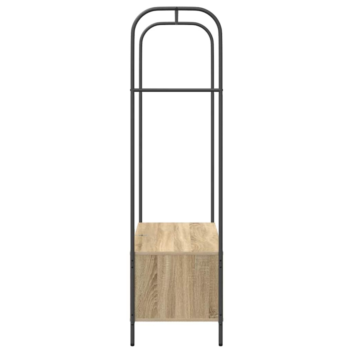 vidaXL Ράφι Ρούχων Καφέ δρυς 100 x 44 x 160 εκ Επεξεργασμένο Ξύλο