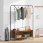 vidaXL Ράφι Ρούχων Καφέ δρυς 100 x 44 x 160 εκ Επεξεργασμένο Ξύλο