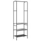 vidaXL Ράφι Ρούχων Γκρι sonoma 60 x 30 x 171 εκ Επεξεργασμένο Ξύλο
