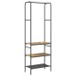 vidaXL Ράφι Ρούχων Artisan Oak 60 x 30 x 171 εκ Επεξεργασμένο Ξύλο