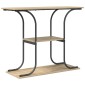 vidaXL Τραπέζι κονσόλας με ράφι Δρύς Sonoma 101 x 35 x 80,5 εκ