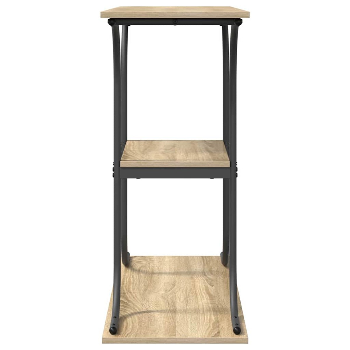vidaXL Τραπέζι κονσόλας με ράφι Δρύς Sonoma 101 x 35 x 80,5 εκ