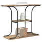 vidaXL Τραπέζι κονσόλας με ράφι Artisan Oak 101 x 35 x 80,5 εκ