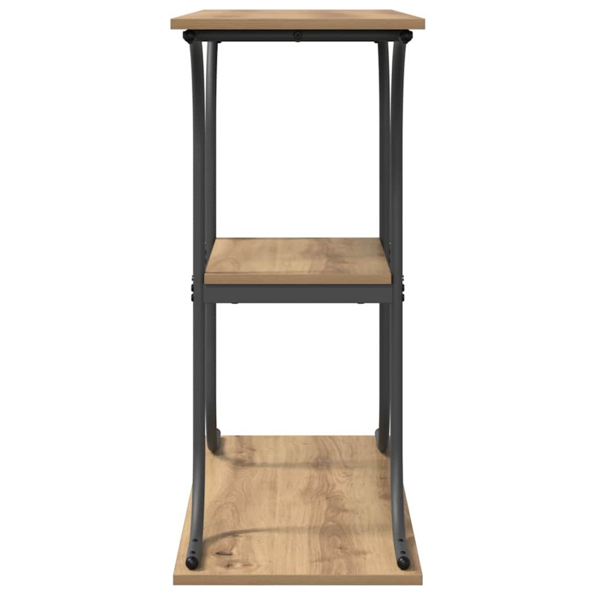 vidaXL Τραπέζι κονσόλας με ράφι Artisan Oak 101 x 35 x 80,5 εκ