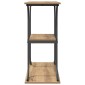 vidaXL Τραπέζι κονσόλας με ράφι Artisan Oak 101 x 35 x 80,5 εκ