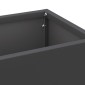 vidaXL Βάση ομπρέλας βροχής Μαύρο 15,5 x 15,5 x 49 εκ Ατσάλι