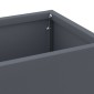 vidaXL Βάση ομπρέλας βροχής Ανθρακί 15,5 x 15,5 x 49 εκ Ατσάλι