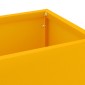 vidaXL Βάση ομπρέλας βροχής Μουσταρδί 15,5 x 15,5 x 49 εκ Ατσάλι