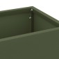 vidaXL Βάση ομπρέλας βροχής Ελιά 15,5 x 15,5 x 49 εκ Ατσάλι